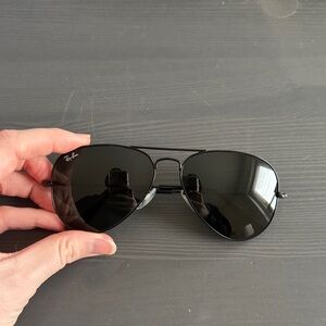 Ray-Ban Dark Aviator Sunglasses